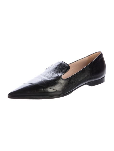 miu miu pointed toe loafers|miumiu loafers for women.